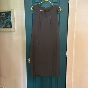 Ann Taylor gray sheath dress - 6
